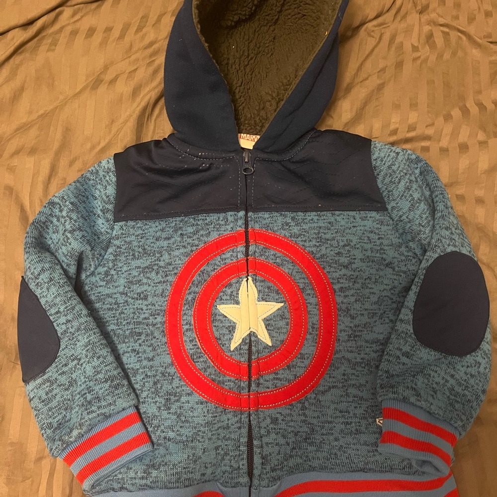 Marvel Blue and Red Superhero Costume